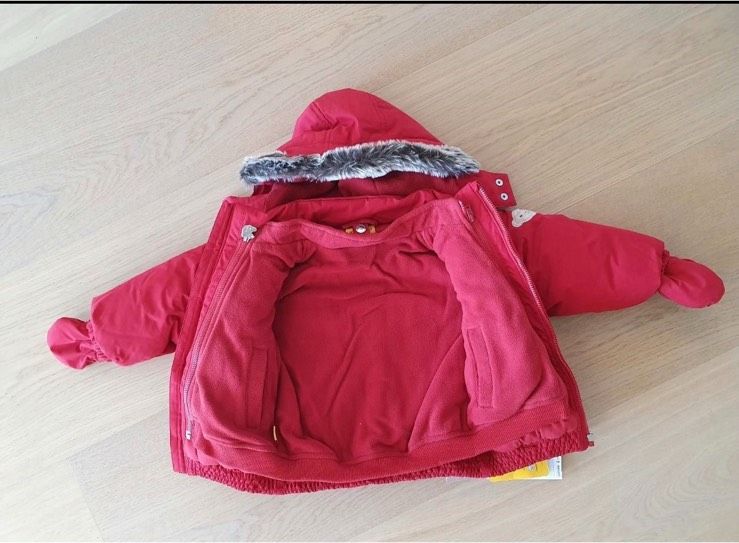 STEIFF Baby Winterjacke 3 in 1 Spezialbeschichtung 74 NEU Np119€ in Gau-Bischofsheim