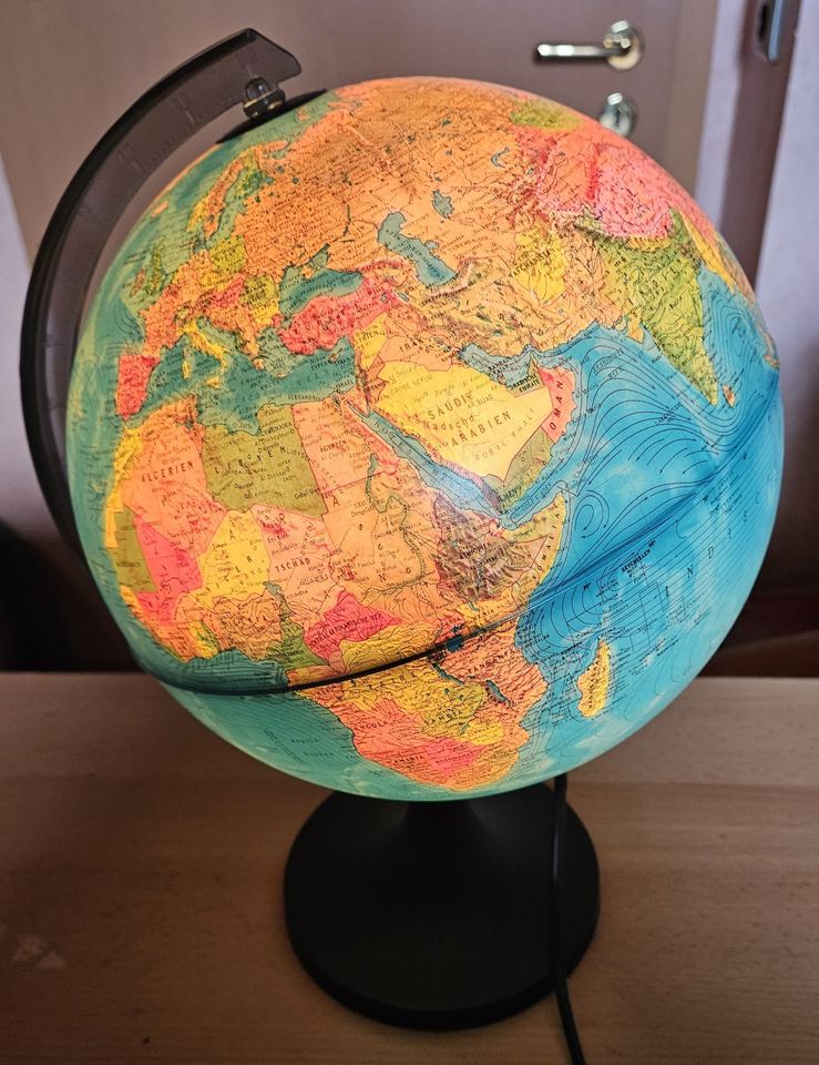 Globus mit Licht | Leuchtglobus | Welt | Weltkugel in Wunsiedel