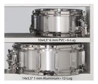 Aluminium 14“ Snare Drum & 10“ Mini; DW-Strainer Parallelabhebung Bayern - Traunstein Vorschau