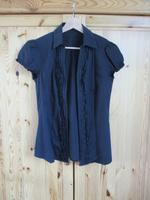 Zara Bluse Kurzarm schwarz Rüschen elegant S Empire neu Wandsbek - Hamburg Volksdorf Vorschau