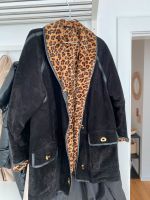 Vintage Jacke Übergangsmantel Wildleder Leoprint Innenseite Größe Eimsbüttel - Hamburg Stellingen Vorschau