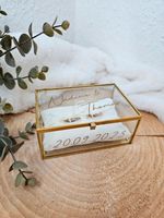 Ringkästchen / Ringbox mit Ringkissen / Hochzeit personalisiert L Nordrhein-Westfalen - Paderborn Vorschau