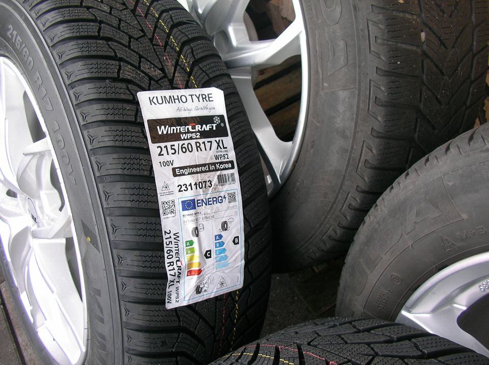 Winterräder 215/60R17 Rial f. Opel Grandland X, Peugeot 3008 5008 in Kausen