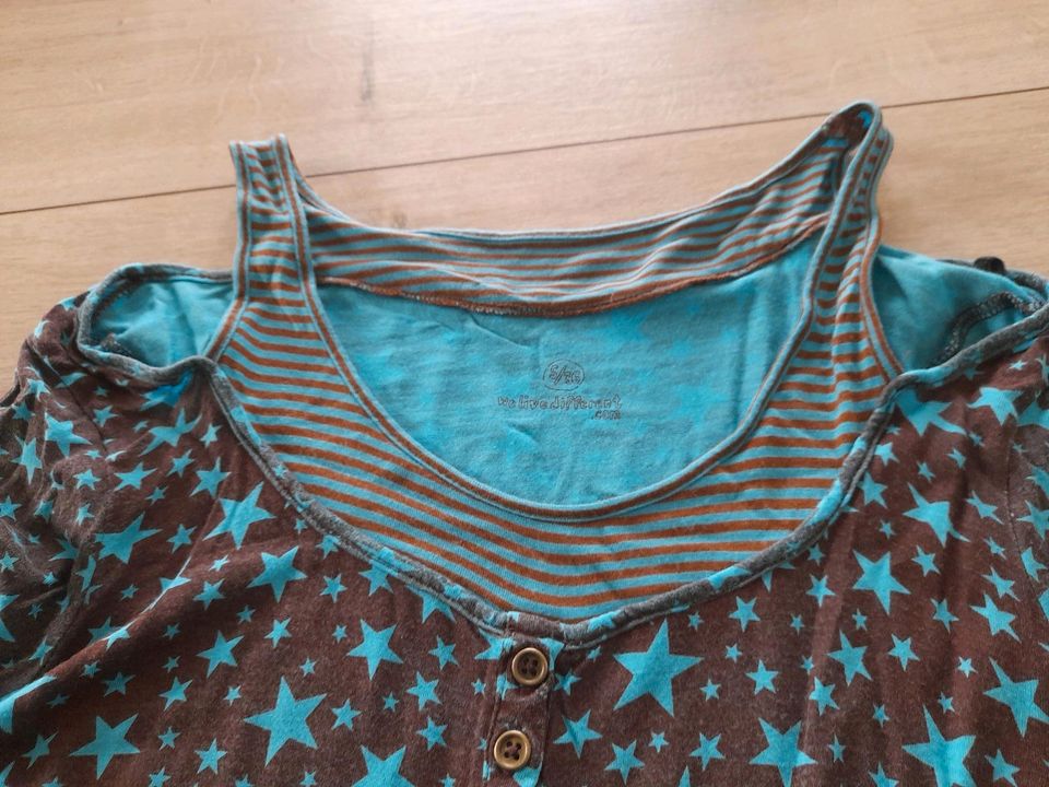 SHIRT Pulli Schulterfrei Gr S/ 36 in Heroldishausen