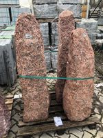 Monolith Granit rot, ca. 140x30-40 cm (Höhe x Durchm.) Niedersachsen - Salzgitter Vorschau
