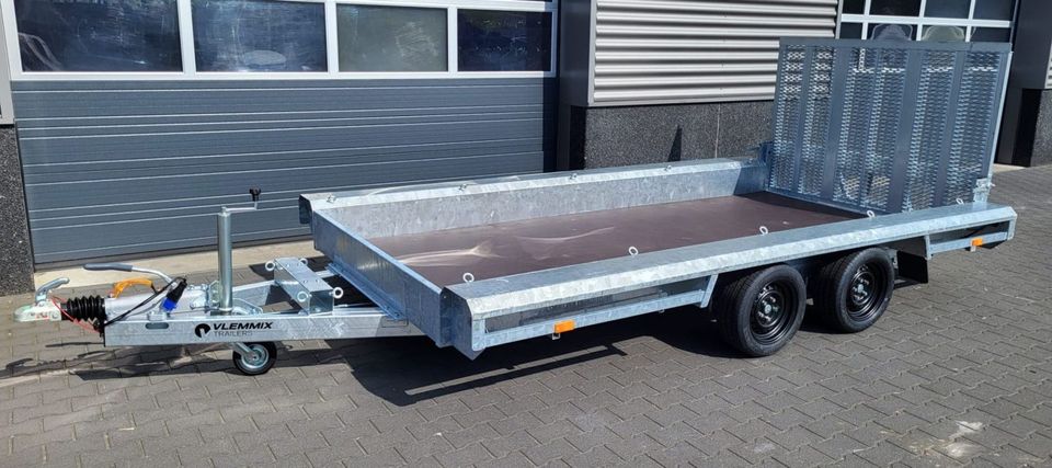 VLEMMIX Anhänger Baggertransport 400 x 180 cm 3500 kg NEU SOFORT in Tellingstedt