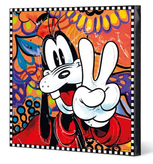 Leinwand Bilder / Gemälde  Disney / Malerei GOOFY 100cmx100cm in Koblenz