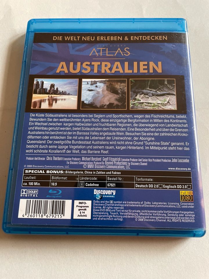 2 Film DVD / Blu-Ray / Unsere Erde u. Australien / Top Zustand in Neu-Anspach