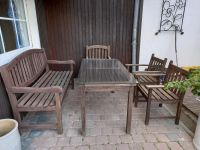 Gartenmöbel Gartengarnitur Teak Tisch Bank Stühle Nordrhein-Westfalen - Wiehl Vorschau