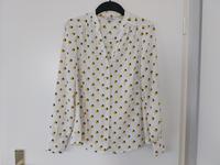BODEN Bluse 36 S (UK 10) Weiß Gelb Punkte Polka Dot Langarm Niedersachsen - Jork Vorschau