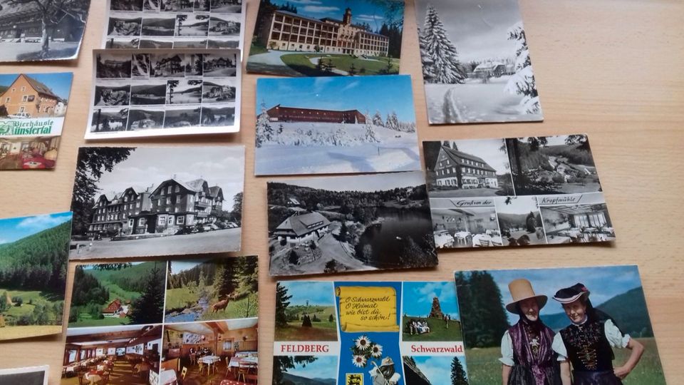 45 Postkarten/Ansichtskarten Sammlung Schwarzwald Triberg usw. in Gäufelden