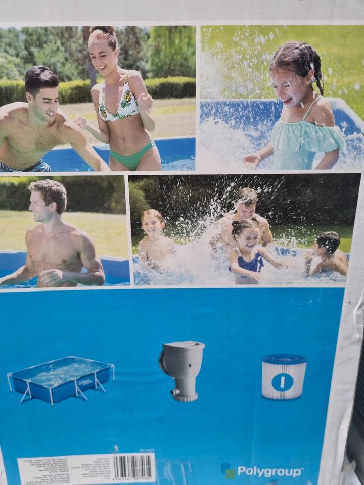 Pool mit Filterpumpe einmal benutzt in Königsbronn