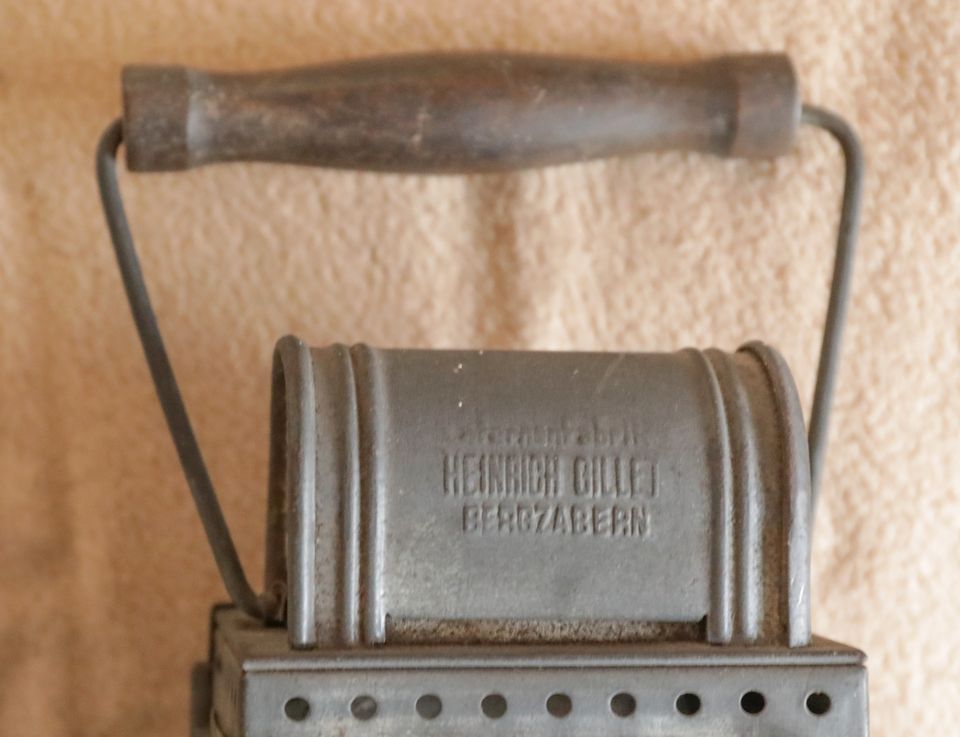 Deutsche Reichsbahn Karbidlampe Heinrich Gillet in Saarbrücken