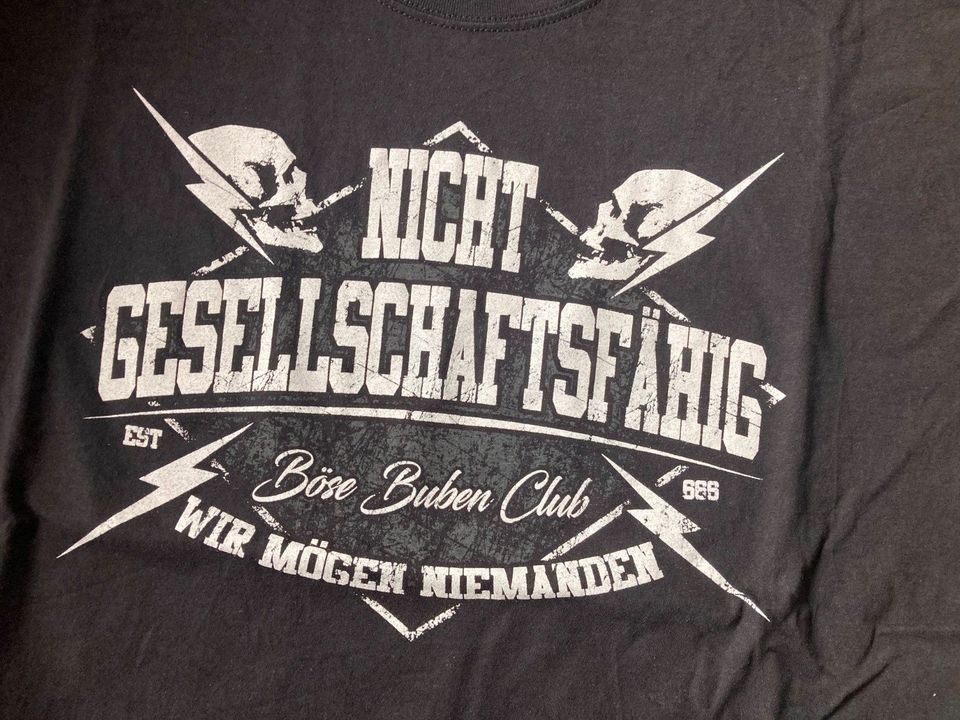 Böse Buben Club T-Shirt "Nicht Gesellschaftsfähig " inkl. Versand in Bergisch Gladbach
