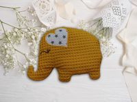 Wärmekissen *Kleiner Elefant* aus Baumwolle, in der Farbe Ocker Rheinland-Pfalz - Wahlrod Vorschau