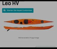 Seekajak P&H Leo HV MZ3 Fuego Orange Skeg PE Kajak Kanu Prijon Sachsen-Anhalt - Harsleben Vorschau