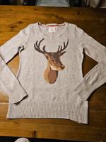 H&M, Damen, Strickpulli, Hirsch, grau, Gr. L Rheinland-Pfalz - Polch Vorschau
