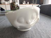 Schale Müsli weiß Porzellan Gesicht schmollend Tasse Geschenk Nordrhein-Westfalen - Altenberge Vorschau