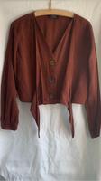 Cropped Bluse/ziegelrot/Bindedetail Baden-Württemberg - Rudersberg Vorschau