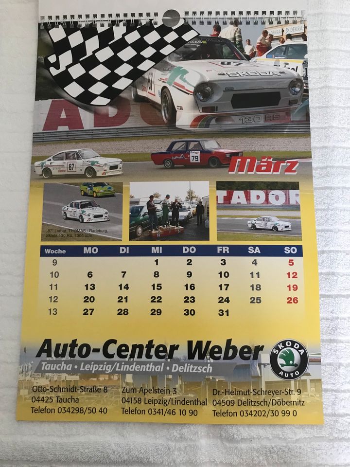 Kalender Motorsport Ost Rennsport DDR 2006 in Lichtenau