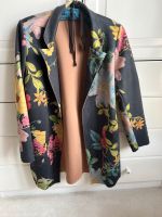 Jacke mit Blumenmuster Velouroptik Saarland - Merchweiler Vorschau