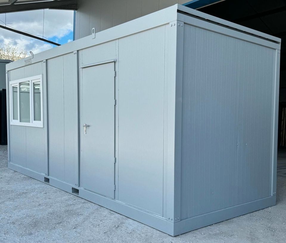 6m x 2,4m – Fertigcontainer inkl. Küchenzeile & Toilette - Fenster vorhanden - Office-Modul - Einsatzcontainer - Wohnmodul - Nachtlager - Komplett ausgestatteter & bezugsfertiger Container zum Kauf in Hamburg