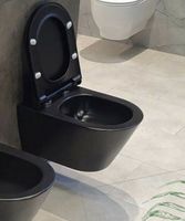 Wand wc schwarz glänzend mit soft close wc Sitz Neuware Nordrhein-Westfalen - Herne Vorschau