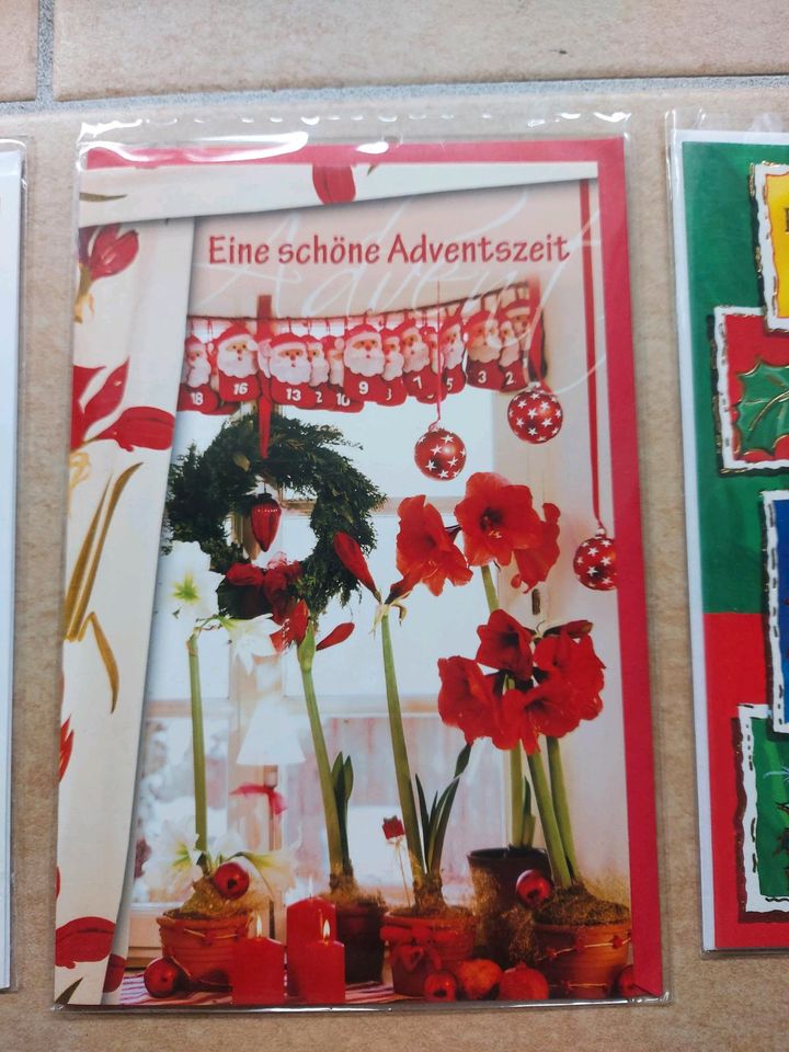 Weihnachtskarten Grußkarten NEU je 0,50 € in Zell am Main