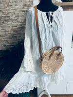 Zara Traum Kleid Sommerkleid MIDI Lochstickerei weiß 42 44 46 Spi Saarbrücken-Dudweiler - Dudweiler Vorschau