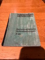 Oldtimer Betriebsanleitung Hanomag Henschel F45 - Baden-Württemberg - Konstanz Vorschau