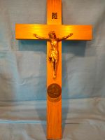 Kreuz Jesus in Eicheholz ca. 60 cm    --- 65 €  + Versand Rheinland-Pfalz - Leitzweiler Vorschau