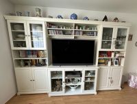 IKEA Hemnes Schrankwand, 2 Vitrinen + Wandregal, 1 TV-Bank, Weiß Leipzig - Sellerhausen-Stünz Vorschau