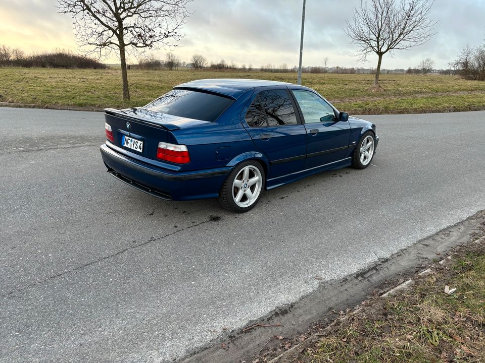 BMW E36 316i Limousine Avusblau Boa Boa M-Paket ab Werk TÜV 01/26 in Seeth