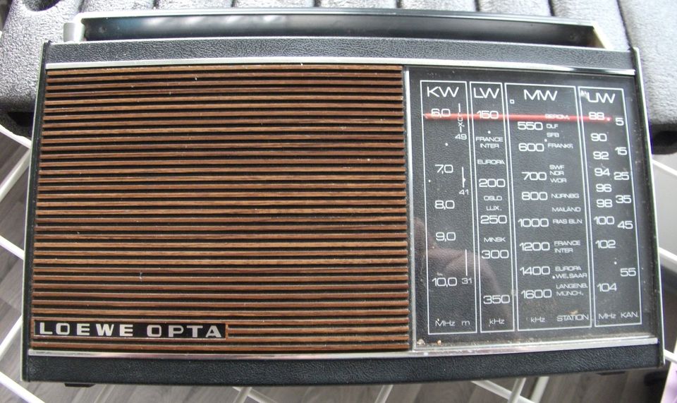 Löwe Loewe OPTA T92 Transistor Radio Vintage 70er Kurzwelle in Ludwigshafen