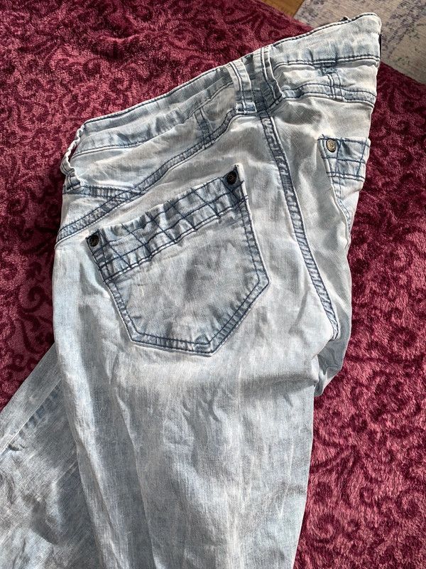 Super heiße tief sitzende Gang Hose Jeans Heiße Form 34-36 36 W27 in Heusenstamm