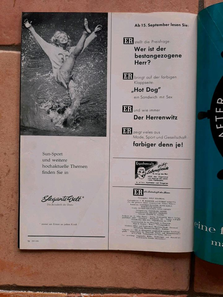 Er die Zeitschrift des Herrn 9/1965 in Meerbusch