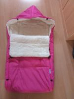 Winter Fußsack in pink mit Lammfell Imitation Leipzig - Schönefeld-Abtnaundorf Vorschau