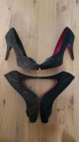 Pumps, High Heels, Schwarz, Braun, Velours, Größe 40 Berlin - Lichtenberg Vorschau