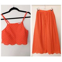 Glamorous Set Kombiteile Rock Crop Top Orange 34 XS München - Schwabing-West Vorschau