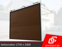 Sektionaltor Tor auf Maß Garage Carport Schiwngtor 2750 x 2400 mm aus Polen KOSTENLOSE VERSAND Kipptor Tür Segmenttor optional mit Motor Fenster Schlupftür GARAGENTOR KONFIGURATOR Sachsen - Görlitz Vorschau