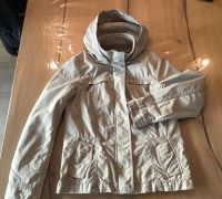 Jacke beige Übergangsjacke Sommerjacke 36 S mit Stehkragen Bayern - Tirschenreuth Vorschau