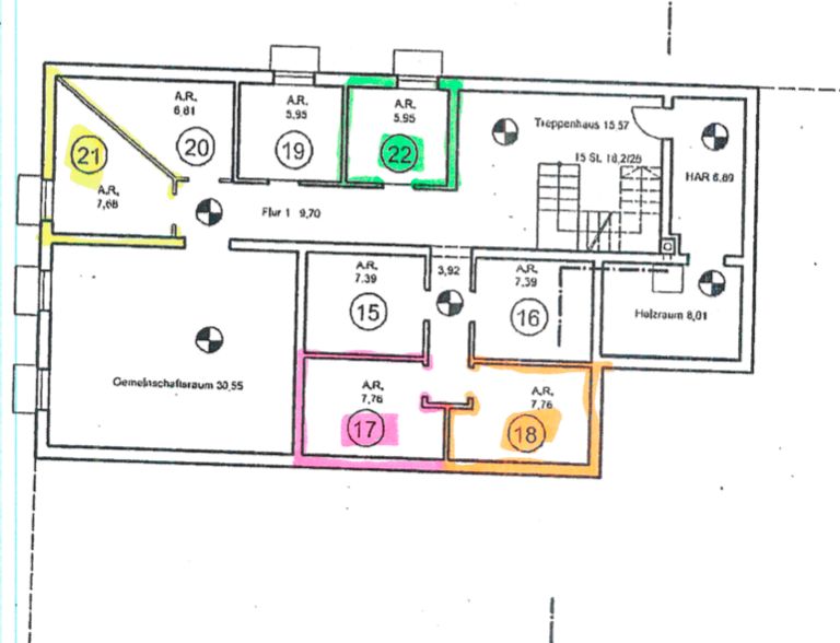 PROVISIONSFREI // Arbergen // Vermietete 3-Zimmer-Wohnung mit Terrasse in Bremen