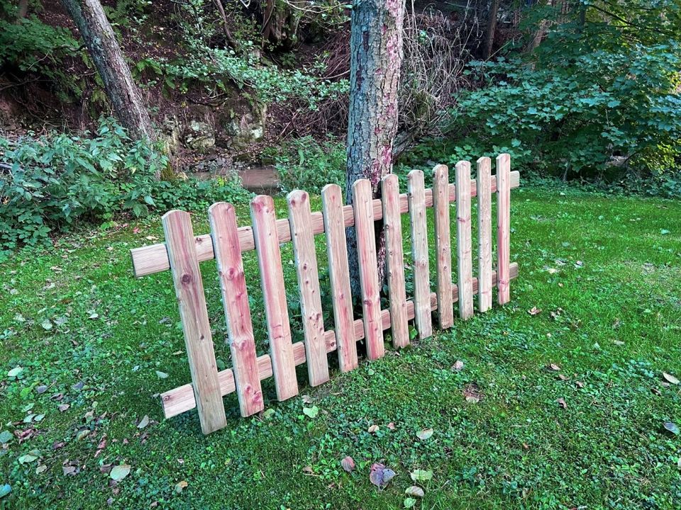 Lattenzaun Gartenzaun Holzzaun Zaunelement - 80 x 200 - KDI in Lennestadt