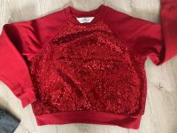 Pulli rot Glitzer H&M 134 140 Sweatshirt Bayern - Hohenpeißenberg Vorschau