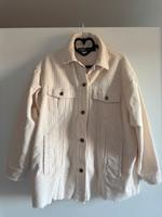 Creme Weiße Hemdjacke aus Kord von Zara Bayern - Peißenberg Vorschau