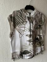 Marke Monari Shirt Oliv Grün  und weiß gemustert Gr 40 Sachsen - Großenhain Vorschau