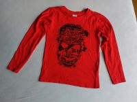 Sweatshirt Jungs 134/140 rot Jungen Shirt Totenkopf Pullover Brandenburg - Velten Vorschau