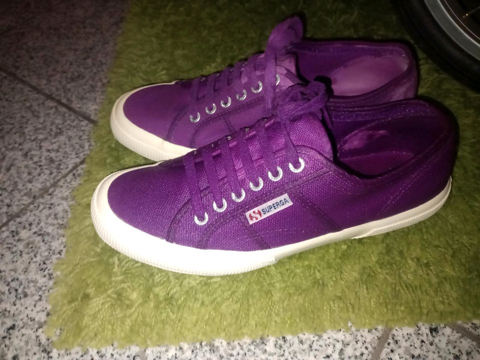 Superga Sneaker Stoffschuhe 2750 Violet Purple Gr.41 in Dischingen