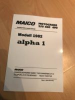 Maico Reparaturanleitung Alpha 1 MC 250 400 490 440 mc gs gm gme Rheinland-Pfalz - Trier Vorschau