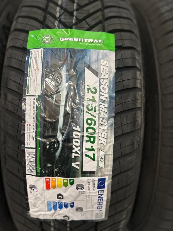 4x Allwetterreifen Greentrac 215/60 R17 100V XL Inkl. Montage in Burgwald